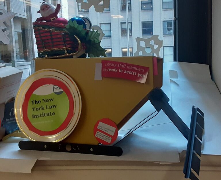 Holiday Window Shopping at The New York Law Institute!