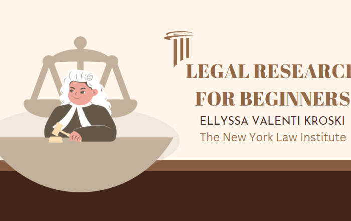 Legal Research for Beginners Webinar