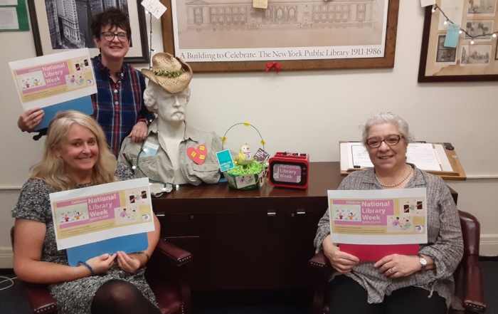 A Decorated NYLI joins FDLP to celebrate Library Week