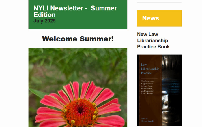 NYLI Newsletter Summer 2025